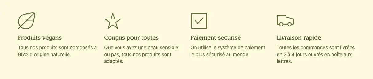 Icônes de confiance